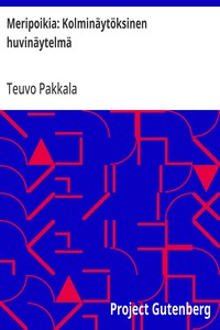 Cover of Meripoikia: Kolminäytöksinen huvinäytelmä