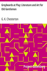 Cover of Greybeards at Play: Literature and Art for Old Gentlemen