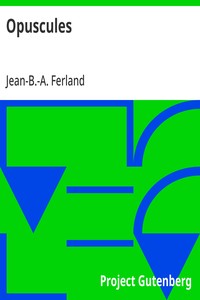 Cover of Opuscules