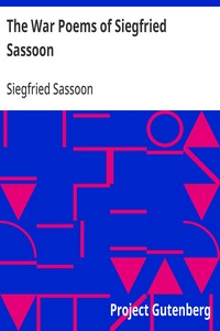 Cover of The War Poems of Siegfried Sassoon
