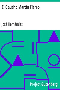 Cover of El Gaucho Martín Fierro