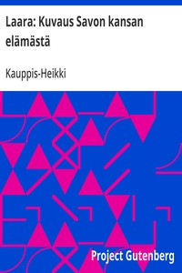 Cover of Laara: Kuvaus Savon kansan elämästä