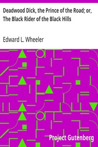 Cover of Deadwood Dick, the Prince of the Road; or, The Black Rider of the Black Hills