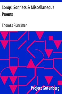 Cover of Songs, Sonnets & Miscellaneous Poems