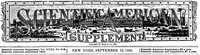 Cover of Scientific American Supplement No. 819, September 12, 1891