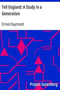 Cover of Tell England: A Study in a Generation