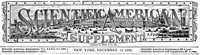 Cover of Scientific American Supplement, No. 832, December 12, 1891