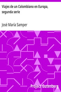 Cover of Viajes de un Colombiano en Europa, segunda serie