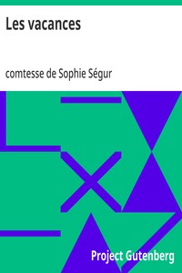 Cover of Les vacances