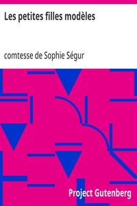 Cover of Les petites filles modèles