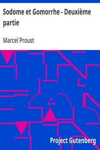 Cover of Sodome et Gomorrhe - Deuxième partie