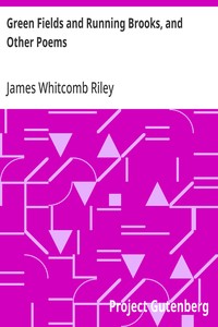 Cover of Green Fields and Running Brooks, and Other Poems