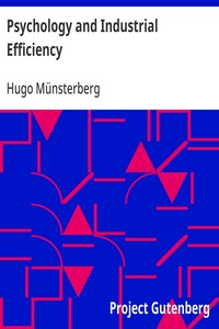 Cover of Psychology and Industrial Efficiency