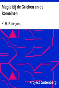 Cover of Magie bij de Grieken en de Romeinen