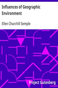 Cover of Influences of Geographic Environment On the Basis of Ratzel's System of Anthropo-Geography