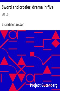 Cover of Sword and crozier, drama in five acts