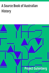 Cover of A Source Book of Australian History