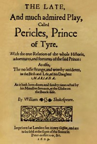 Cover of Pericles, Prince of Tyre