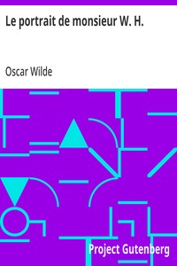Cover of Le portrait de monsieur W. H.