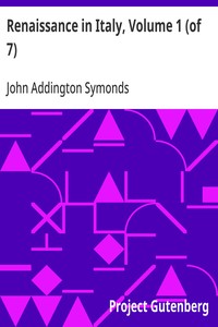 Cover of Renaissance in Italy, Volume 1 (of 7) The Age of the Despots