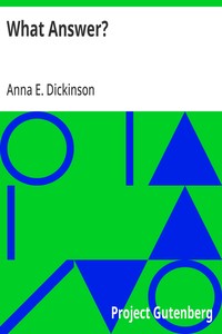 Cover of What Answer?