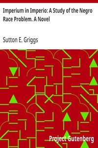 Cover of Imperium in Imperio: A Study of the Negro Race Problem. A Novel