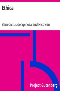 Cover of Ethica In meetkundigen trant uiteengezet, vertaald, ingeleid en toegelicht door Jhr. Dr. Nico van Suchtelen