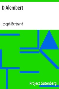 Cover of D'Alembert