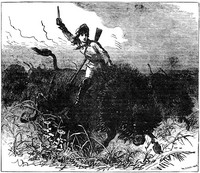 Cover of Beadle's Boy's Library of Sport, Story and Adventure, Vol. I, No. 1. Adventures of Buffalo Bill from Boyhood to Manhood