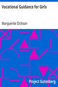 Cover of Vocational Guidance for Girls