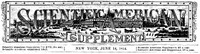 Cover of Scientific American Supplement, No. 441, June 14, 1884.