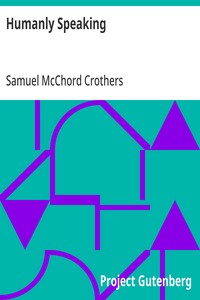 Cover of Humanly Speaking