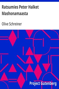 Cover of Ratsumies Peter Halket Mashonamaasta