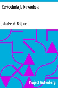 Cover of Kertoelmia ja kuvauksia