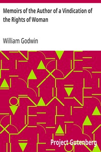 Cover of Memoirs of the Author of a Vindication of the Rights of Woman