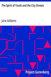 Cover of The Spirit of Youth and the City Streets