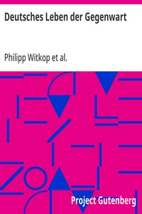 Cover of Deutsches Leben der Gegenwart