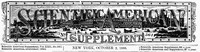 Cover of Scientific American Supplement, No. 561, October 2, 1886