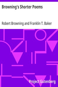 Cover of Browning's Shorter Poems