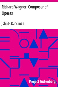 Cover of Richard Wagner, Composer of Operas