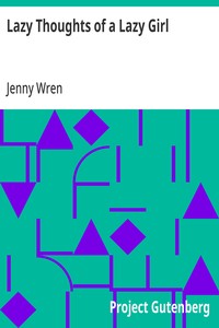 Cover of Lazy Thoughts of a Lazy Girl Sister of that "Idle Fellow."
