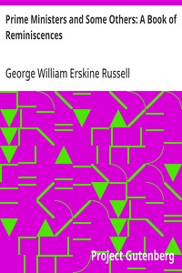 Cover of Prime Ministers and Some Others: A Book of Reminiscences