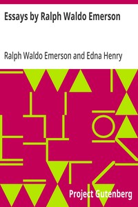 Cover of Essays by Ralph Waldo Emerson