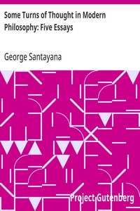Cover of Some Turns of Thought in Modern Philosophy: Five Essays