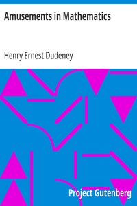 Cover of Amusements in Mathematics