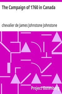 Cover of The Campaign of 1760 in Canada A Narrative Attributed to Chevalier Johnstone