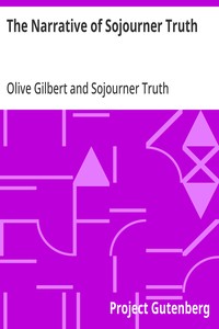 Cover of The Narrative of Sojourner Truth