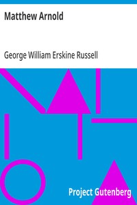 Cover of Matthew Arnold