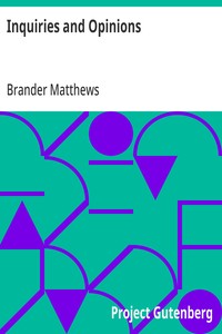 Cover of Inquiries and Opinions