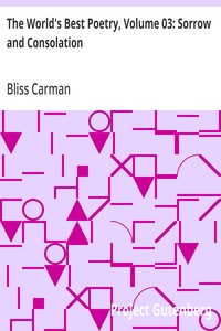 Cover of The World's Best Poetry, Volume 03: Sorrow and Consolation